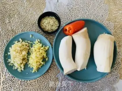 Make Pyramid and apricot mushroom step 0