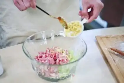 Make Lamb dumplings step 4