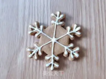 Make Christmas snowbread step 10