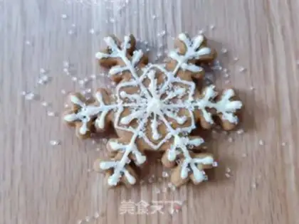 Make Christmas snowbread step 11