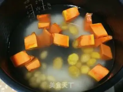 Make Pumpkin porridge step 2
