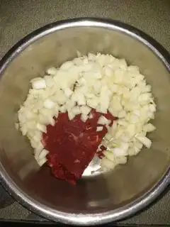 Make Muffin beef cake step 2
