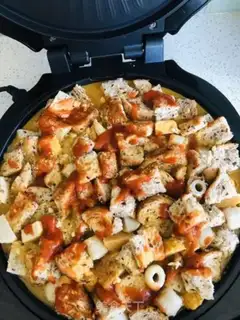Make Nasty oil, seafood pizza step 9