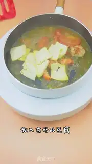 Make Shrimp tomato juice tofu step 9