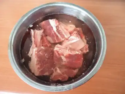 Make Cow ribs for the yellow mushroom step 0