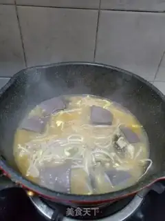 Make Sour duck blood fan soup step 4