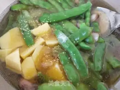 Make Frozen bean-fruit potato stew step 4