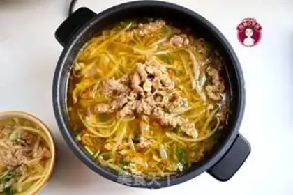 Make Gold and radish lamb step 6
