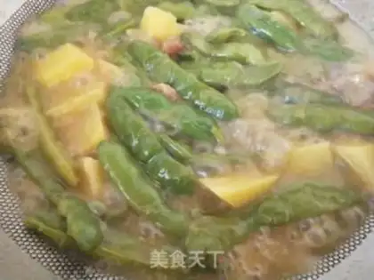 Make Frozen bean-fruit potato stew step 5