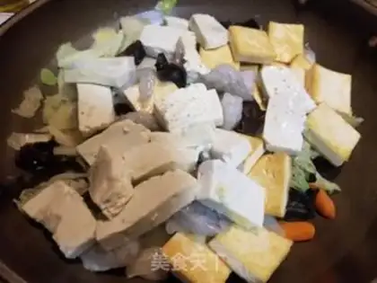 Make Seafood bean curd step 12