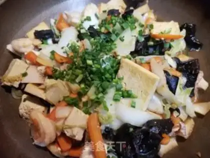 Make Seafood bean curd step 15