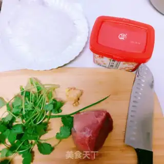 Make A meat powder fan step 0