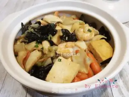 Make Seafood bean curd step 16
