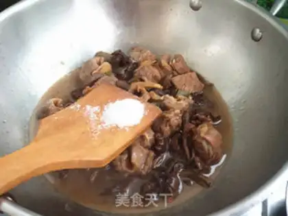 Make Cow ribs for the yellow mushroom step 12