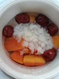 Make ♪ Snow toads, red-tree papaya ♪ step 1