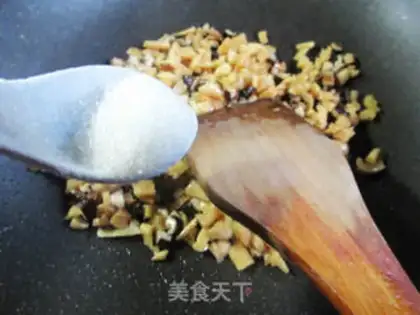 Make Fry mushrooms and radish step 6
