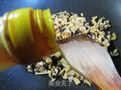Make Fry mushrooms and radish step 7