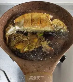 Make Honey sauce, fried fish step 12