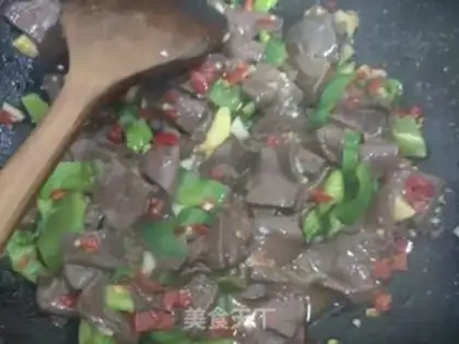 Make Spicy pig blood step 10