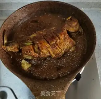 Make Honey sauce, fried fish step 14