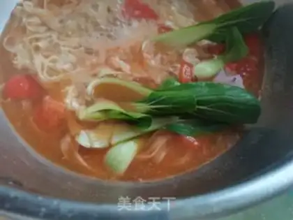 Make Tomato egg noodles step 6
