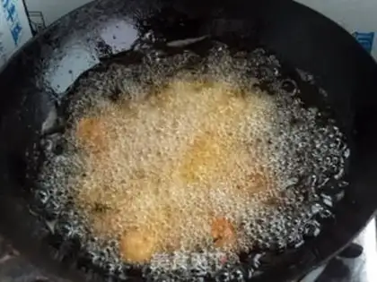 Make Bean scum, radish, croquettes step 6