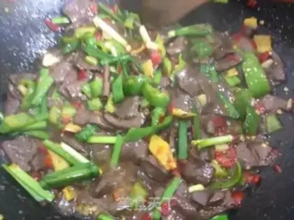 Make Spicy pig blood step 12