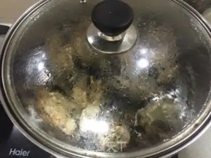 Make Steamed storks step 2