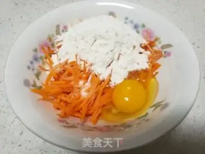 Make Carrots, pancakes step 1
