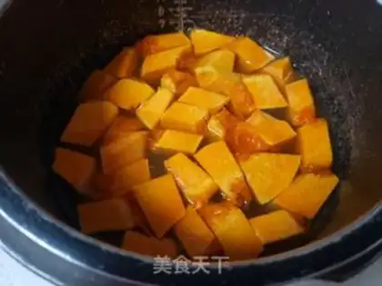 Make Pumpkin porridge step 3