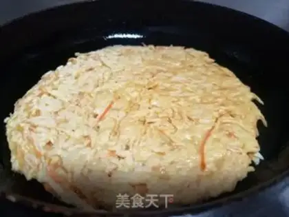 Make Carrots, pancakes step 4