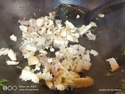 Make Tofu tofu fried rice step 3