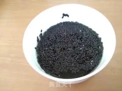 Make Red bean, black rice step 1
