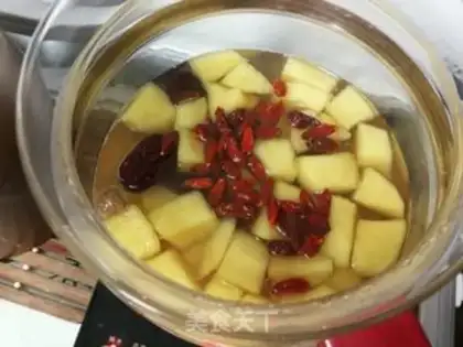 Make Cinnamon round fruit tea step 3