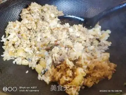 Make Tofu tofu fried rice step 7