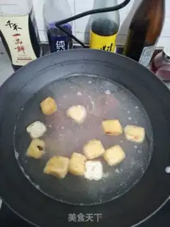 Make Duck blood powder soup step 4