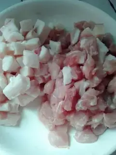 Make Potato red meat step 0