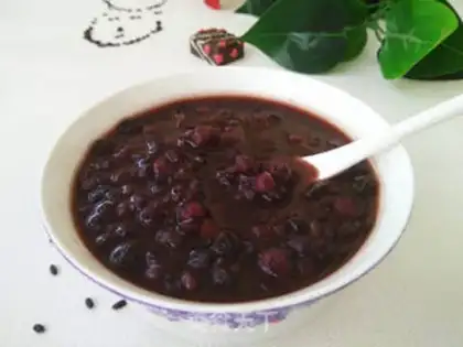 Make Red bean, black rice step 5