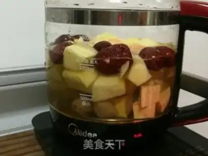 Make Potato fruit tea step 3