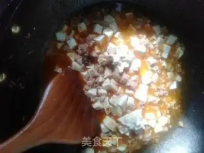Make Garlic tofu step 4