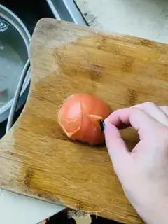Make Tomato, egg burn step 2