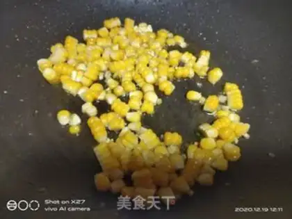Make Corn rice step 1