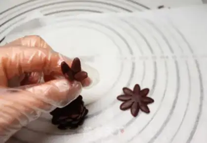 Make Christmas pine cookies step 9