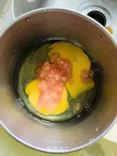 Make Tomato, egg burn step 3