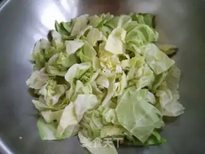 Make Ham and cabbage step 2
