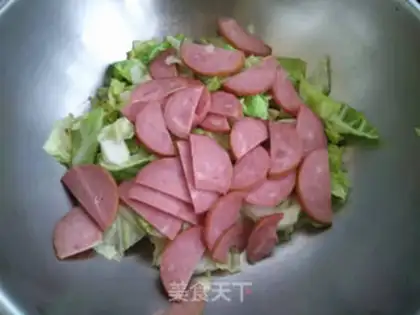 Make Ham and cabbage step 3