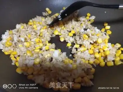 Make Corn rice step 4