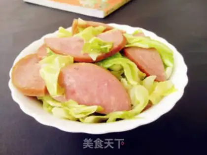 Make Ham and cabbage step 5