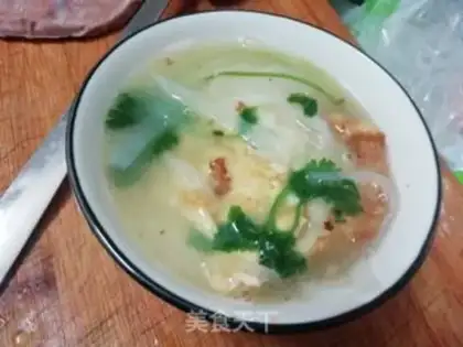 Make Egg radish soup step 3