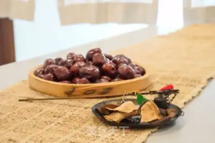 Make Gin-snack date tea step 0